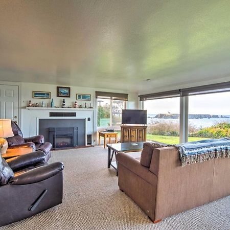 Cliffside Lighthouse Beach Home With Ocean View Coos Bay Eksteriør billede