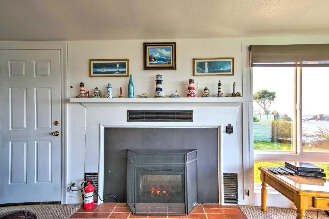 Cliffside Lighthouse Beach Home With Ocean View Coos Bay Eksteriør billede